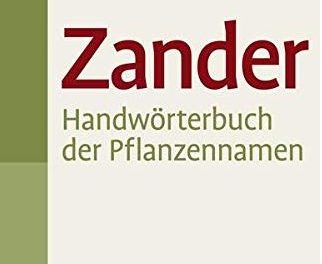 Zander. Handwörterbuch der Pflanzennamen